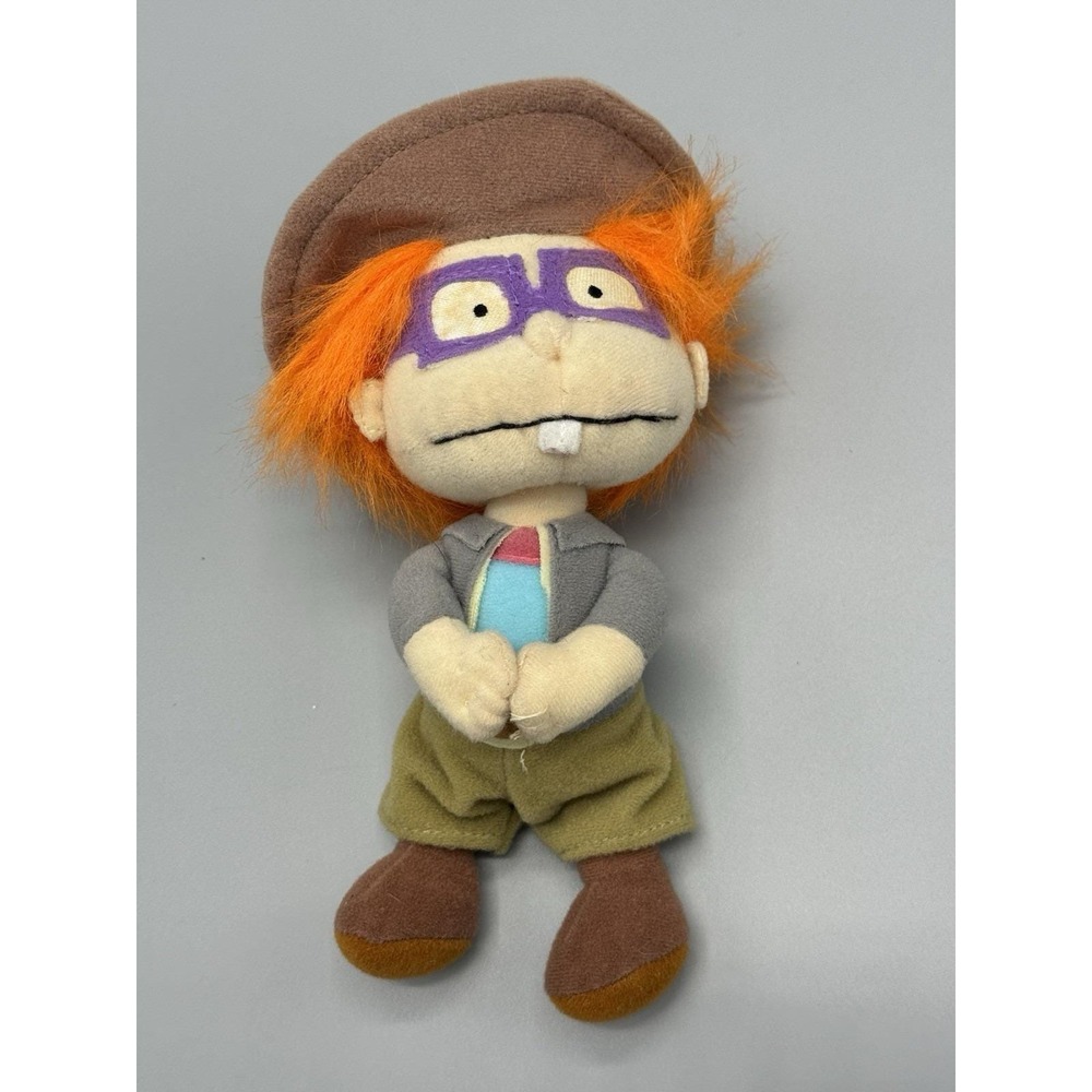 1998 Rugrats Movie Chuckie Safari Plush 7" Stuffed Doll Mattel